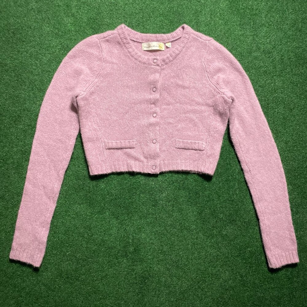 Women’s Charlie & Robin Wool-Blend Cardigan Lavender-Purple XSmall